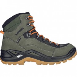 082 LOWA Botas Montaña Hombre - Renegade GTX Mid - forest/orange