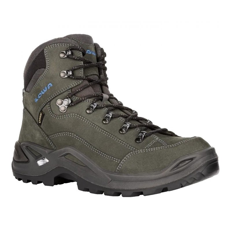 083 LOWA Botas Montaña Hombre - Renegade GTX Mid - anthracite/steel blue