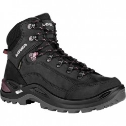 090 LOWA Botas Montaña Mujer - Renegade GTX Mid - black/prune