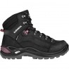 090 LOWA Botas Montaña Mujer - Renegade GTX Mid - black/prune