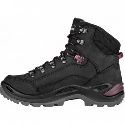 090 LOWA Botas Montaña Mujer - Renegade GTX Mid - black/prune