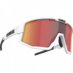 091 Bliz Gafas - Fusion - Matt White / Smoke w Red Multi