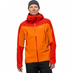 094 Norrona Chaqueta Hombre - falketind Gore-Tex - Arednalin/Orange Popsicle