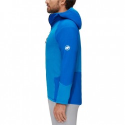 104 Mammut Chaqueta con Capucha Hombre - Eiswand Advanced Midlayer - tarn-azurit