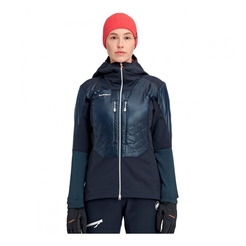 109 Mammut Chaqueta Softshell con Capucha Mujer - Eisfeld Hybrid - night