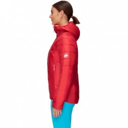 110 Mammut Chaqueta Térmica con Capucha Mujer - Eigerjoch Light - azalea