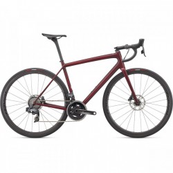 118 Specialized AETHOS PRO - Force eTap AXS - Bicicleta Carretera Carbono - maroon / black tint carbon