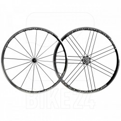 123 Campagnolo Juego de Ruedas - Shamal Ultra C17 - 28" | Clincher - QR 100/130 - negro