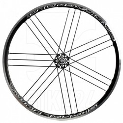 123 Campagnolo Juego de Ruedas - Shamal Ultra C17 - 28" | Clincher - QR 100/130 - negro