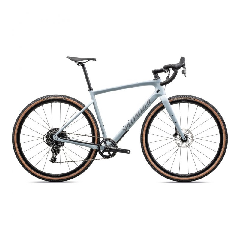 128 Specialized Bicicleta Gravel Carbono - DIVERGE SPORT - 2023 - gloss morning mist / dove grey