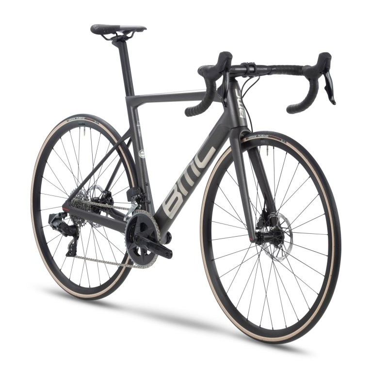 132 BMC TEAMMACHINE SLR FOUR - Bicicleta de Carretera de Carbono - 2023 - anthracite / brushed alloy