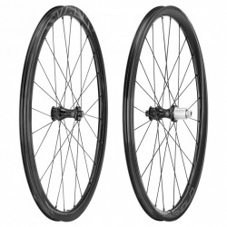 142 Campagnolo Juego de Ruedas - Levante DB - 28" | Carbon | 2-Way Fit | AFS - 12x100mm | 12x142mm - XDR