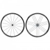 165 Campagnolo Juego de Ruedas - Scirocco C17 - 28" | Clincher - QR 100/130 - negro