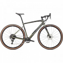 169 Specialized DIVERGE COMP - Rival - Bicicleta Gravel de Carbono - 2022 - satin olive / oak / chrome wild