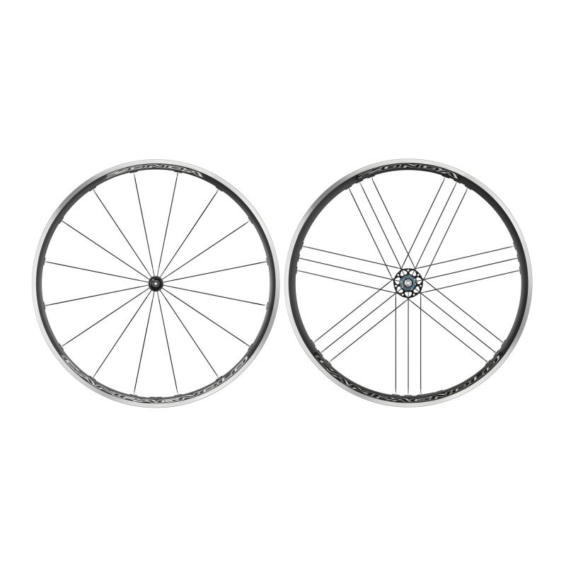 185 Campagnolo Juego de Ruedas - Zonda C17 - 28" | Clincher - QR 100/130 - negro