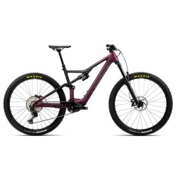 248 Orbea Bicicleta Eléctrica de Montaña - RISE H10 - 2023 - Metallic Mulberry - Black (matt)