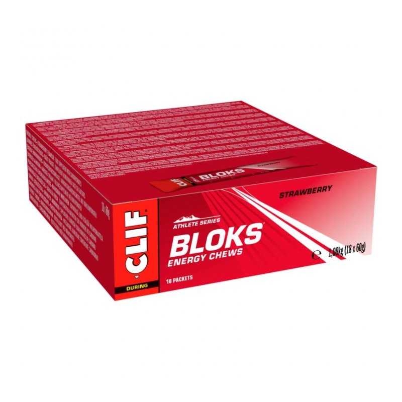 401 Clif Dulces masticables - Bloks Energy Chews - Fecha de consumo preferente 04-07-2024 - 18x60g