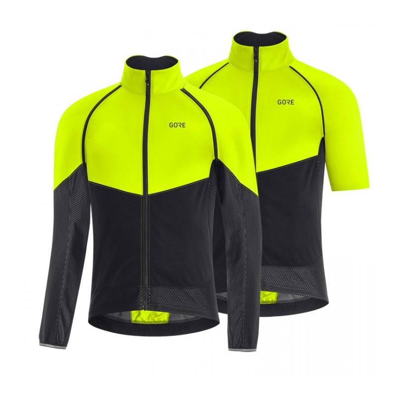 536 GOREWEAR Chaqueta Hombre - PHANTOM GORE-TEX INFINIUM™ - neon yellow/negro 0899