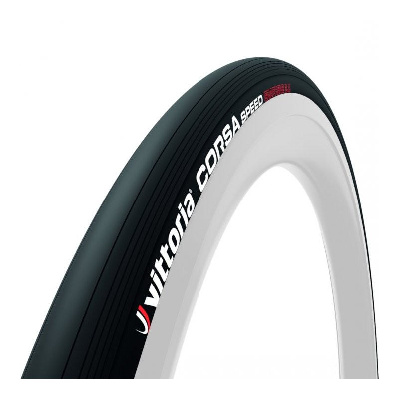 598 Vittoria Corsa Speed G2.0 TLR Neumático Plegable 25-622 - negro