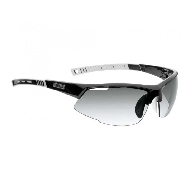 599 Uvex radical pro - Negro / Litemirror Smoke Degrade + Litemirror Naranja + clear - Gafas