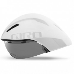 625 Giro Aerohead MIPS Casco Aero - blanco mate / plata