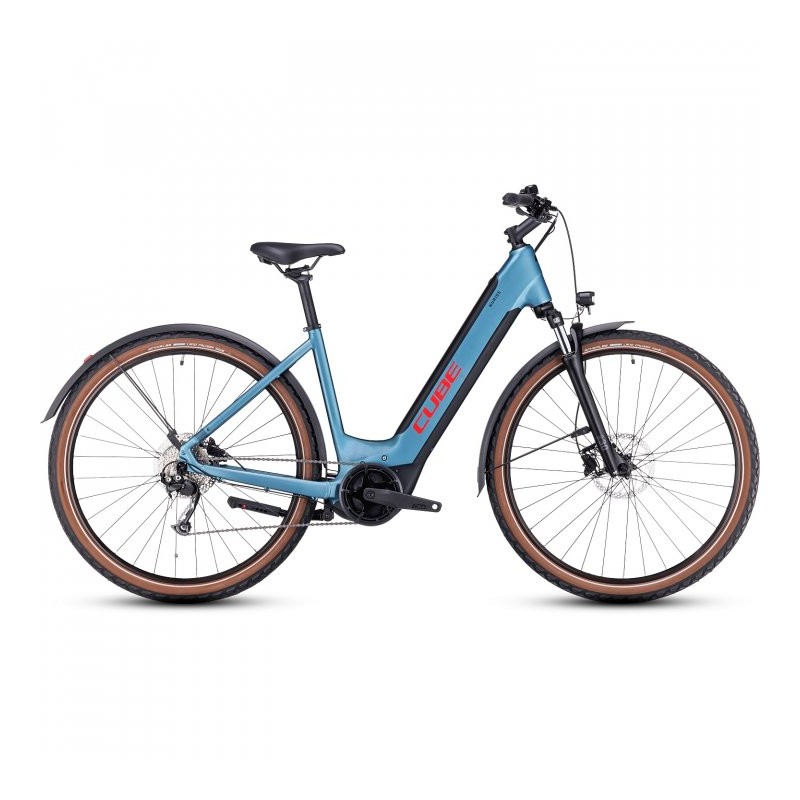 683 CUBE Bicicleta Eléctrica Easy Entry - NURIDE HYBRID Performance 625 Allroad