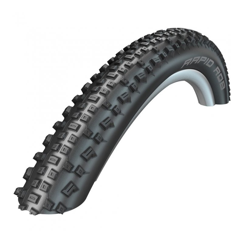 686 Schwalbe Cubierta Rigida - Rapid Rob - Active | SBC | K-Guard - 26x2.25" | negro