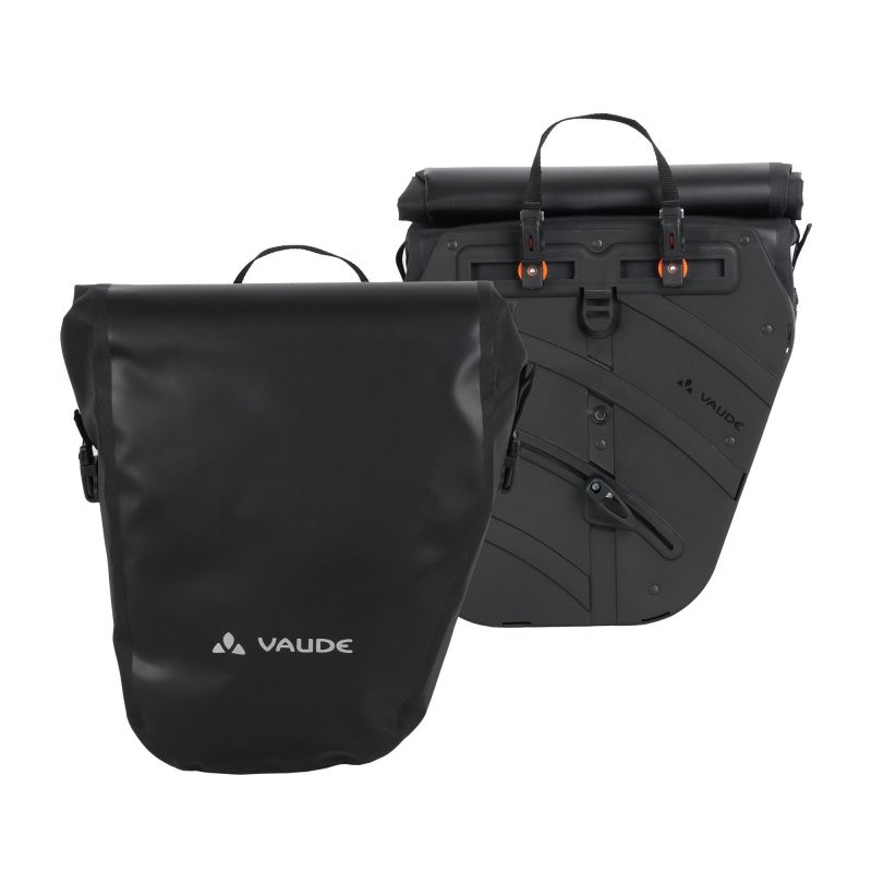 710 Vaude World Tramp Bolsa Bicicleta (Par) - 2x24L - negro