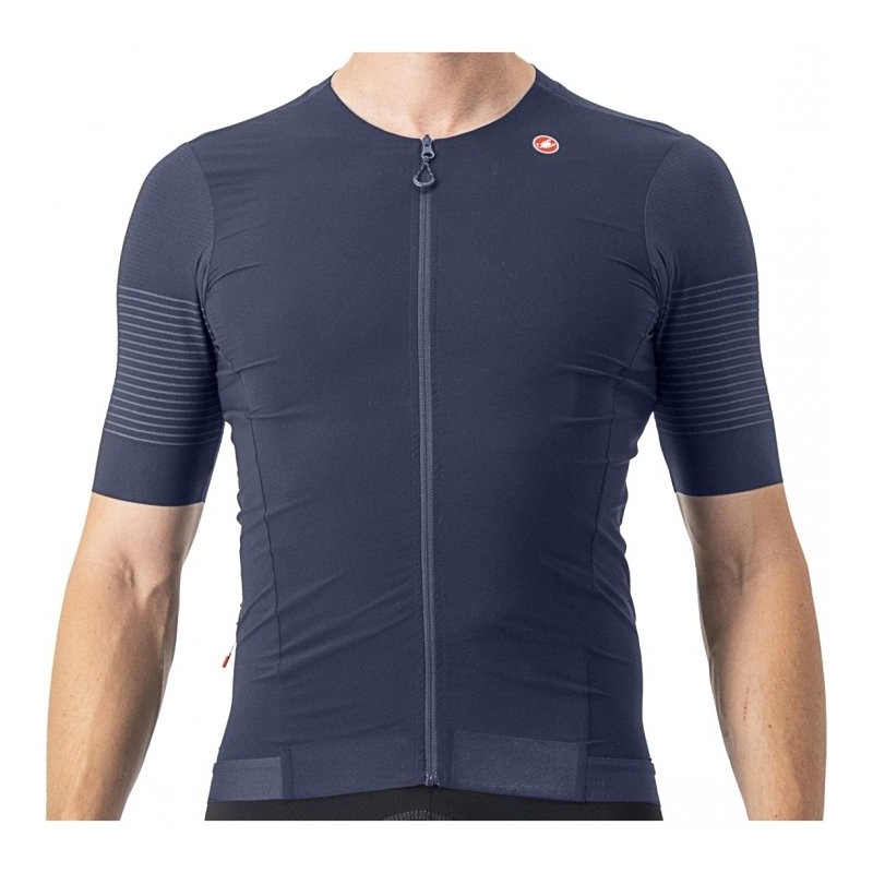 724 Castelli Maillot Hombre - Premio Black - belgian blue 424