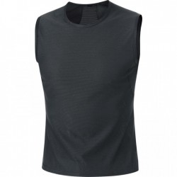 737 GOREWEAR Camiseta Interior sin Mangas Hombre - Base Layer - negro 9900