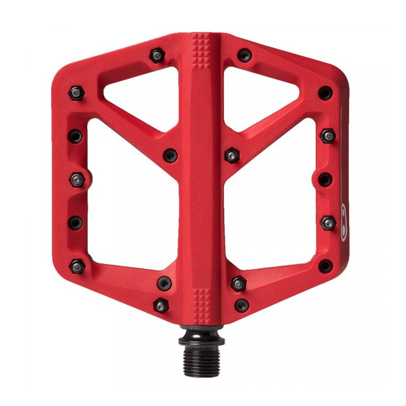 797 Crankbrothers Stamp 1 Large Flat Pedal - red