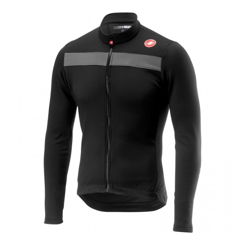 909 Castelli Maillot de Manga Larga Hombre - Puro 3 - negro claro 085