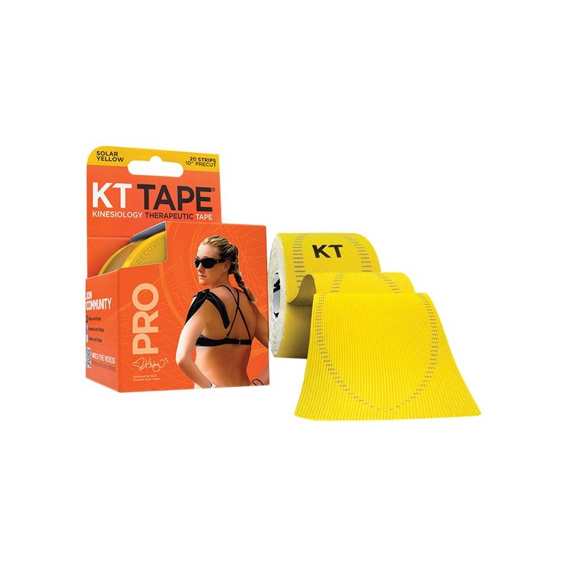 KT Tape PRO - 20 Piezas - Solar Yellow