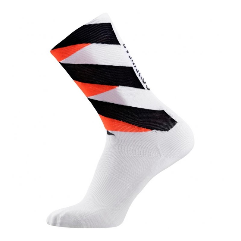 918 GOREWEAR Calcetines Medianos - Essential Signal - white/fireball 01AY