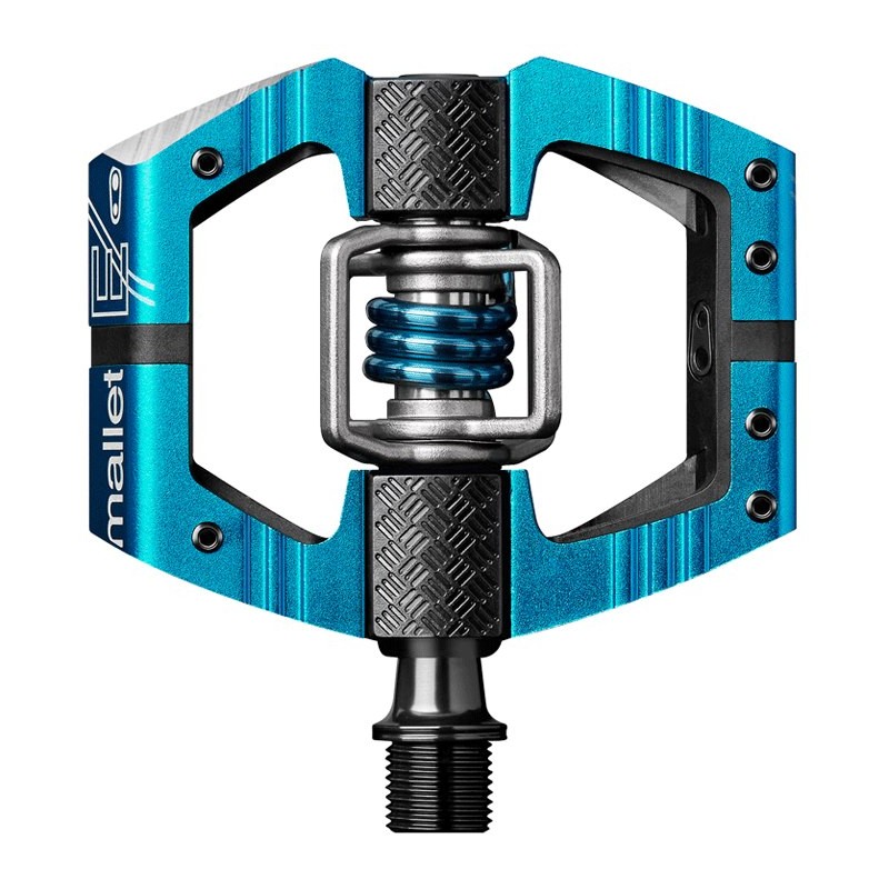 956 Crankbrothers Mallet E Enduro Pedal - electric blue