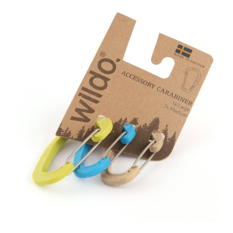 Wildo Juego de Mosquetones Accesorios - 1x Grande y 2x Medio - Classic 89822