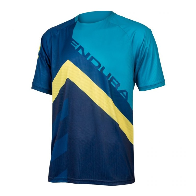 1047 Endura Camiseta - SingleTrack Print LTD - blueberry