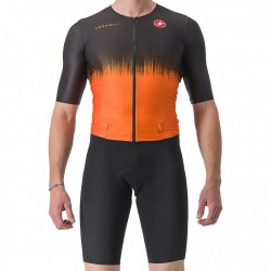 1048 Castelli Mono Ciclismo Hombre - Sanremo Ultra Speed - black/brilliant orange 034