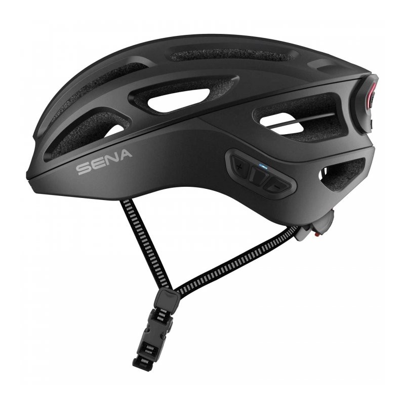 1057 SENA R1 EVO Smart Casco Bicicleta - sin Radio FM - Mate Negro