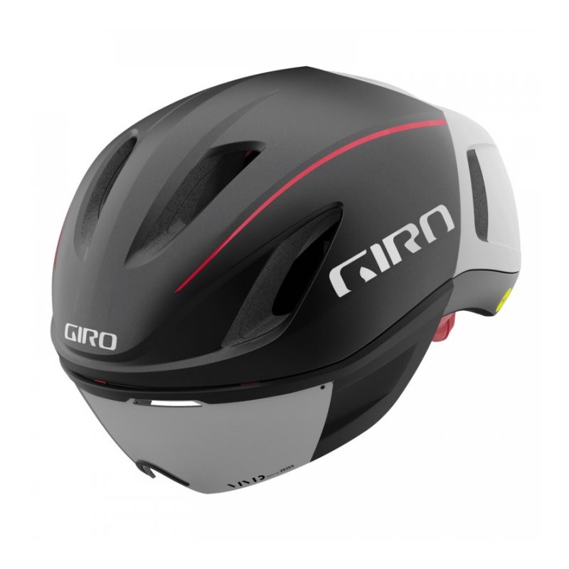 1073 Giro Casco - Vanquish MIPS - negro mate/blanco/rojo