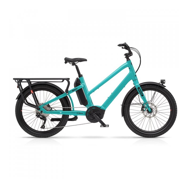 Benno Bikes Bicicleta Eléctrica Cargo Mujer 24" - BOOST E 10D Performance - 2023 - Aqua Green