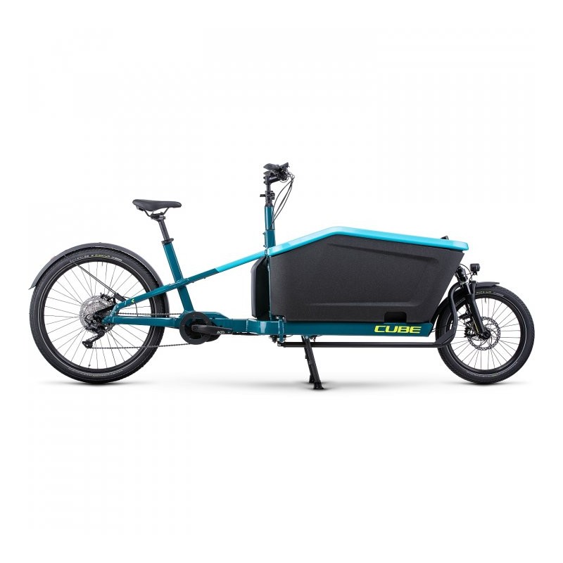 1177 CUBE Cargo Bike Eléctrica - CARGO SPORT DUAL HYBRID 500 - 2023 - blue / lime