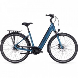 CUBE Bicicleta Eléctrica Easy Entry - SUPREME HYBRID EXC 625 - 2023 - blue / black