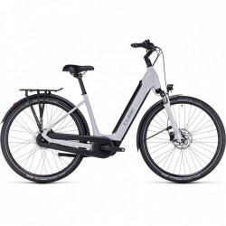 CUBE Bicicleta Eléctrica Easy Entry - SUPREME HYBRID ONE 500 - 2023 - grey / grey