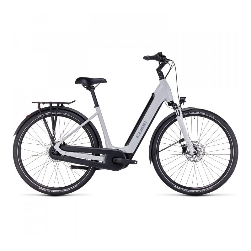 CUBE Bicicleta Eléctrica Easy Entry - SUPREME HYBRID ONE 500 - 2023 - grey / grey