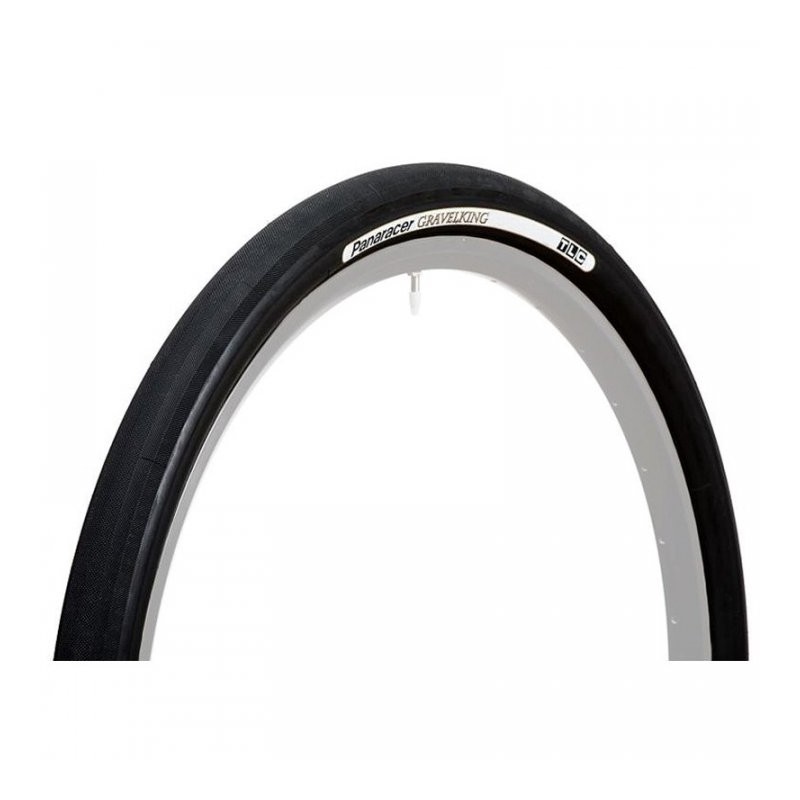 1281 Panaracer Gravelking Slick TLC Cubierta plegable - 40-622 / 700x38C - negro