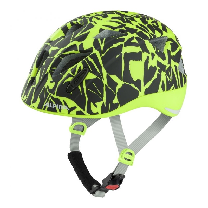 1317 Alpina Casco Bici Niño - Ximo L.E. - black-neon sparkle matt