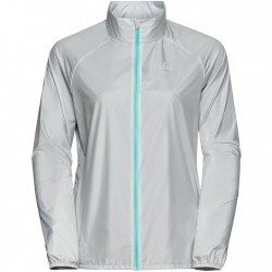 Odlo Zeroweight Chaqueta de Running Mujer - odlo silver grey