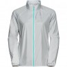 Odlo Zeroweight Chaqueta de Running Mujer - odlo silver grey