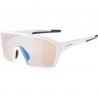 1369 Alpina Ram HVLM+ Gafas - white matt / Hicon Varioflex blue mirror